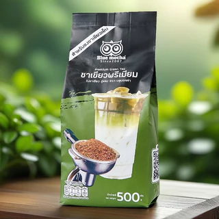 ชาเขียว ชาเขียวพรีเมี่ยม ชาตัวนี้ไม่มีกลิ่นมะลิ ขนาด 500กรัม