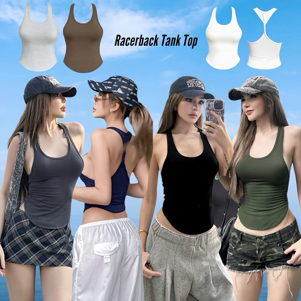 HH761🐎 Racerback Tank Top (420.-)