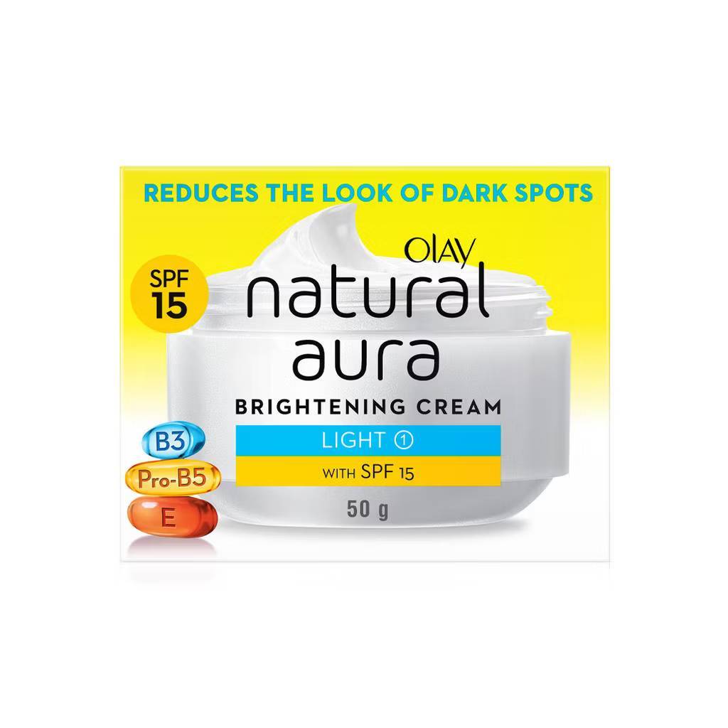 โอเลย์ Olay Natural Aura Brightening Cream SPF15 ขนาด 50 g.