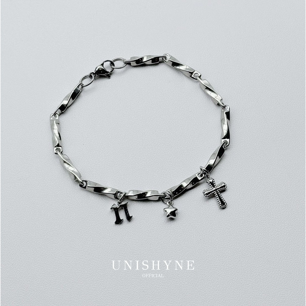 🤍Unishyne “Nove Chain” (โนฟ์ เชน) สแตนเลสแท้ ตัวล็อคก้ามปู - รูปที่ 2