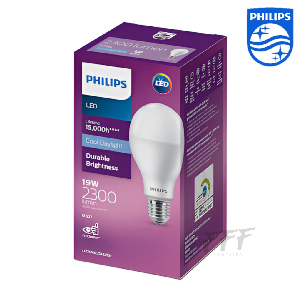 [PHILIPS] หลอดไฟ PHILIPS LED bulb Durable Brightness 19W E27 Daylight