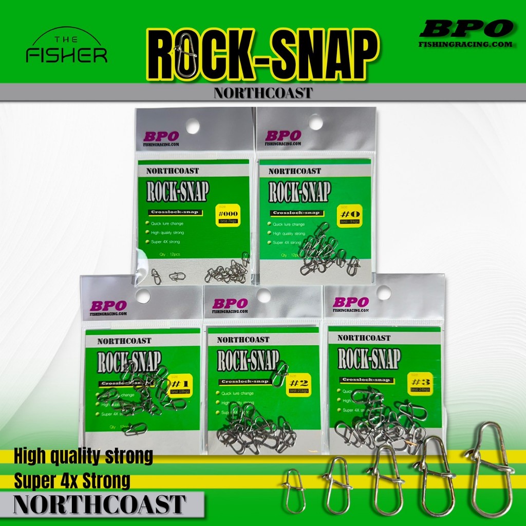A04 กิ๊บตีเหยื่อปลอม NORTH COAST รุ่น ROCK-SNAP ฉายากิบเล็บฉีก แข็งมาก ไม่ง้าแน่นอน