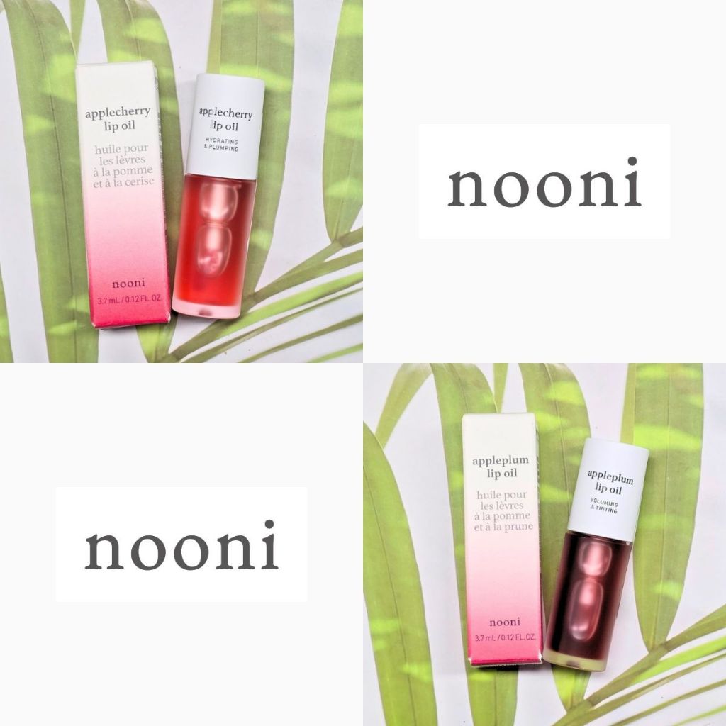 (NOONI®) Korean Lip Oil 3.7 mL, Apple Plum or Apple Cherry ลิปออยล์บำรุงริมฝีปาก เปลี่ยนสีตามค่า pH