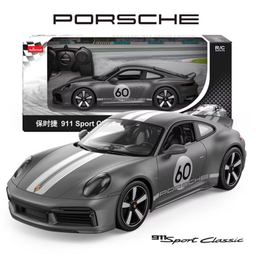 [Speedsnapbkk] Rastar โมเดลรถบังคับ 1:16 Porsche 911 Sport Classic งานดี สีสวย รายละเอียดสมจริง พร้อ