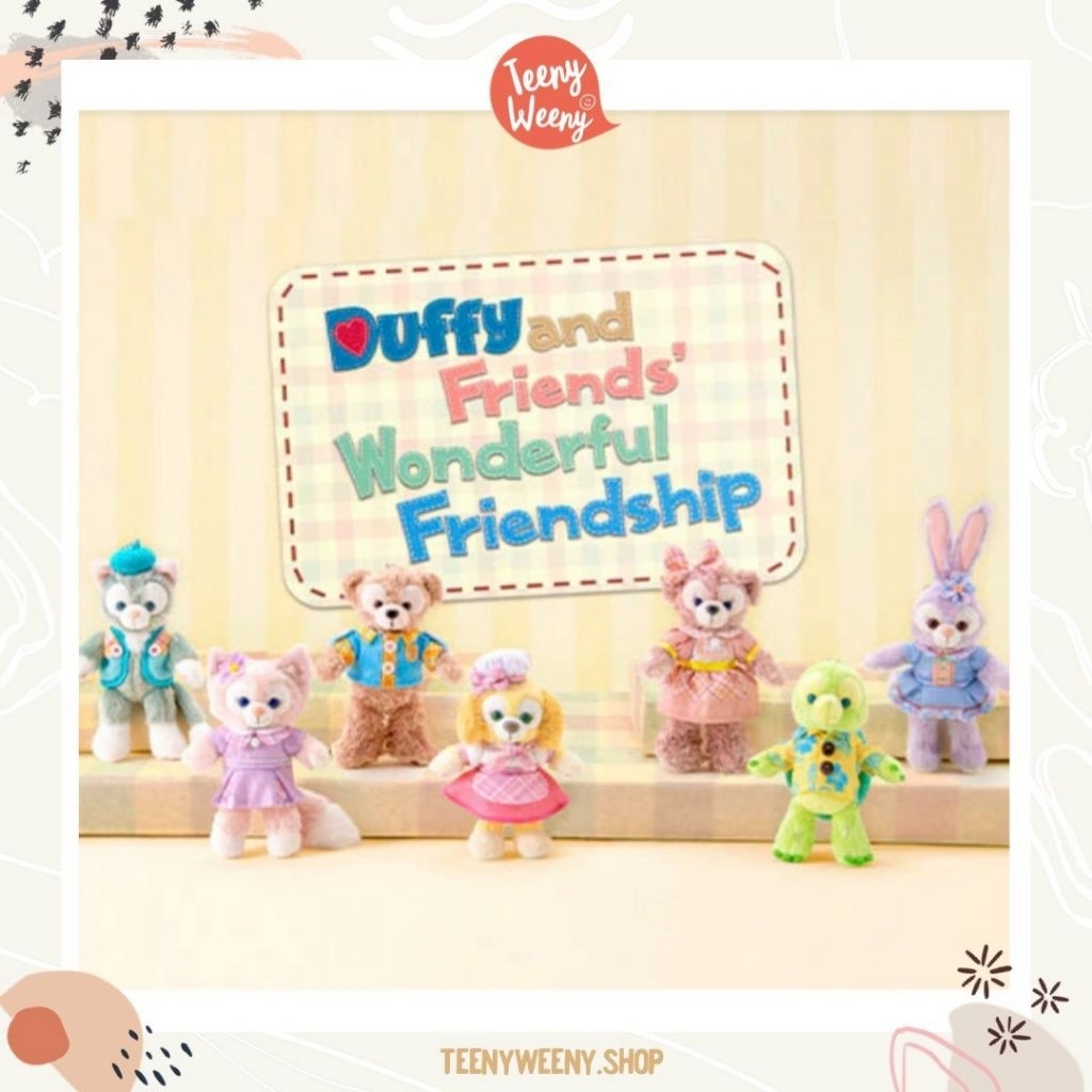 พวงกุญแจห้อยกระเป๋าดัฟฟี่ Duffy And Friends รุ่น Wonderful Friendship