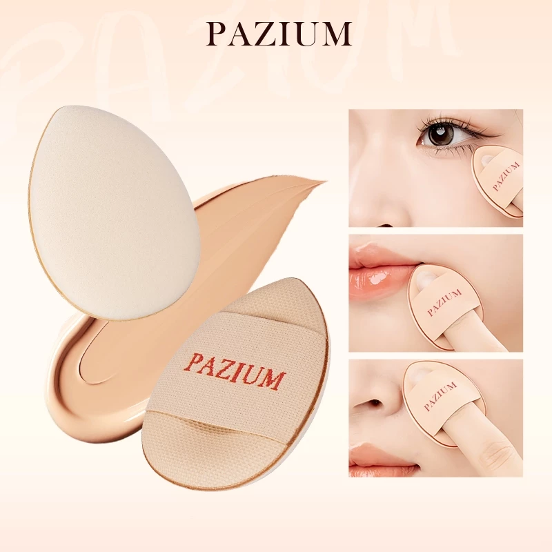 PAZIUM พัฟแต่งหน้า ทรงหยดน้ำ มินิพกพา ไม่ระคายผิว - รูปที่ 1