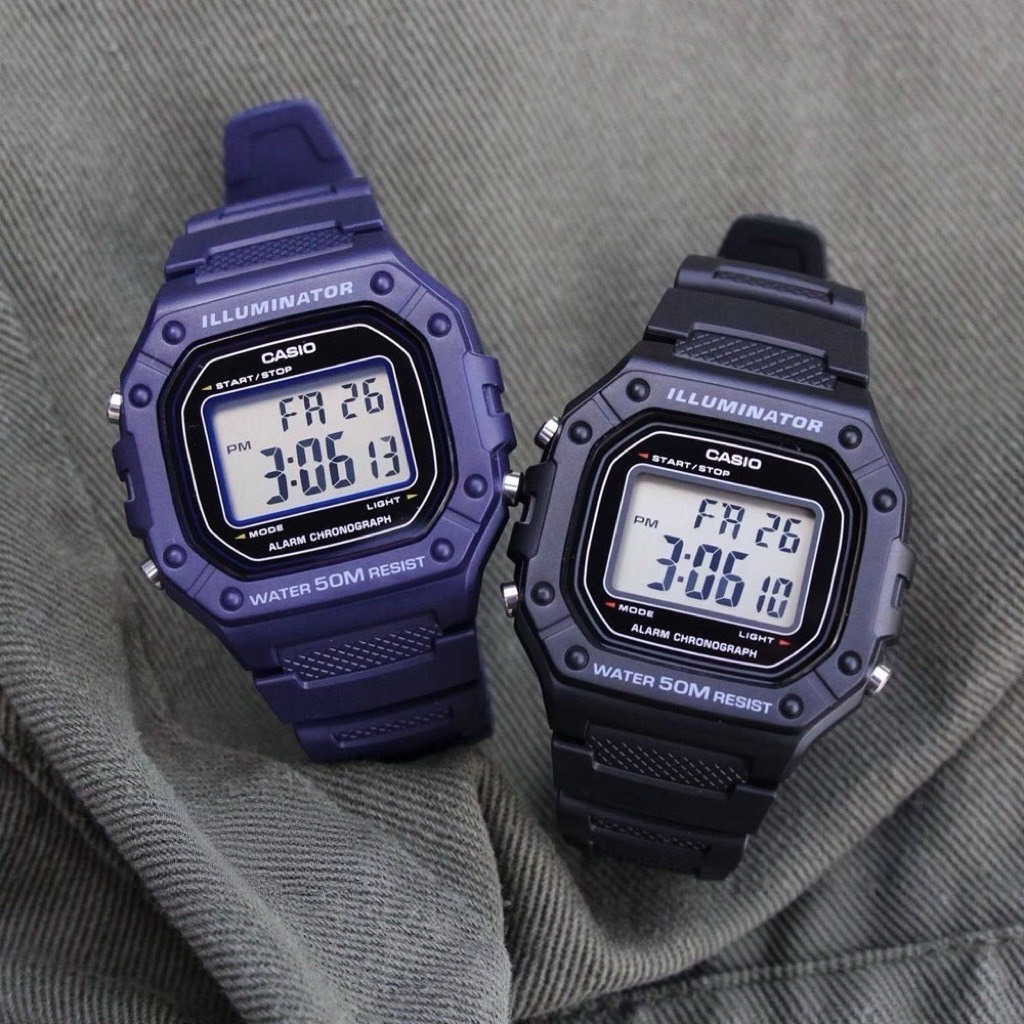 Casio Standard นาฬิกาข้อมือรุ่น W-218H,W-218HC,W-218HD,W-218HM (W-218H-1A,W-218HC-4A,W-218HD-1A)