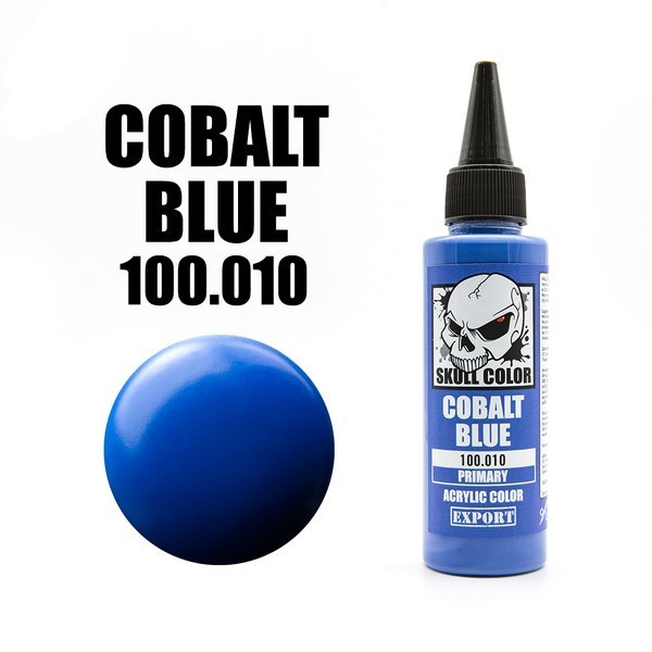 (ส่งด่วนใน กท) Skull Color 100.010 Cobalt Blue 60 ml (Primary) 8853100903106 (สี)