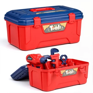 JOYTOYS เครื่องมือช่างเด็ก ของเล่น ช่างซ่อม กล่องเครื่องมือเด็ก ของเล่นจำลอง เหมาะสำหรับเด็กอายุ 3 ปีขึ้นไป