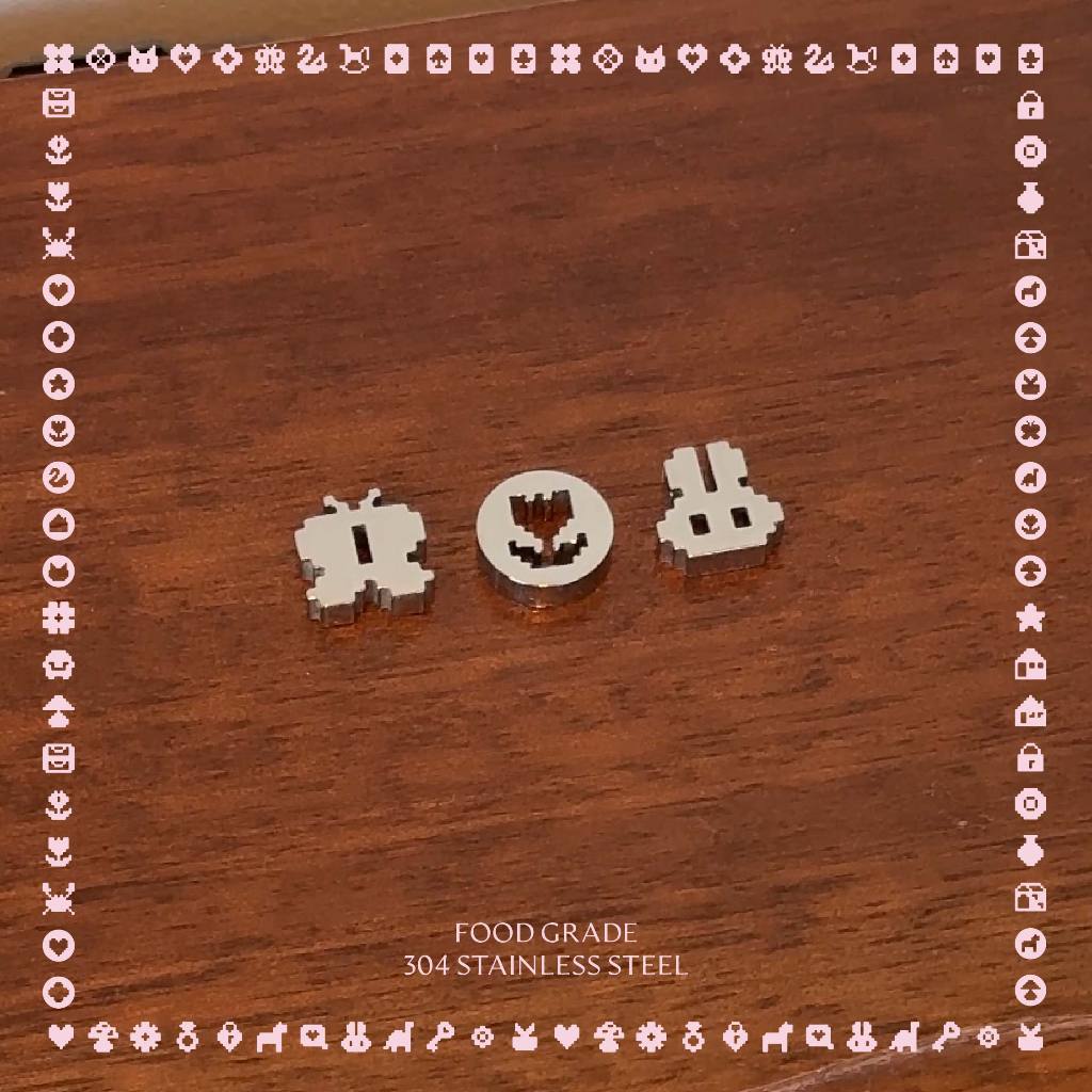 GARNET [1 ชิ้น] เลือกลายได้ ลูกร่อนมัทฉะ Cross Stitch Collection น่ารัก แถมกล่องเก็บทุกออเดอร์ 🫙💌
