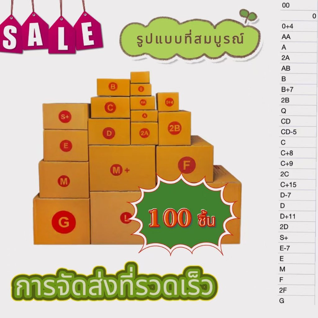 100 กล่องด่วน Q / C + 8 / C + 9 / 2C / C + 15 / D-7 / D + 11 / 2D / S + E-7 / E / M / F / 2F / G การ