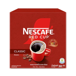 NESCAFE RED CUP 1 กล่อง กาแฟสำเร็จรูปคั่วบดละเอียด ตราเนสกาแฟ 360 กรัม (กล่องแดง) คละแพ็กเกจ / nc2 แฟ2