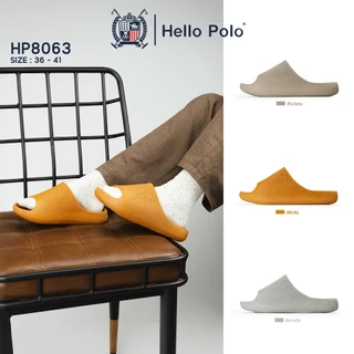 Hello Polo รองเท้าแฟชั่นผู้หญิง รองเท้าแตะผู้หญิง เบาสบาย กันลื่น วัสดุ EVA ทนต่อการสึกหรอ ลำลอง ไม่มีกลิ่น HP8063