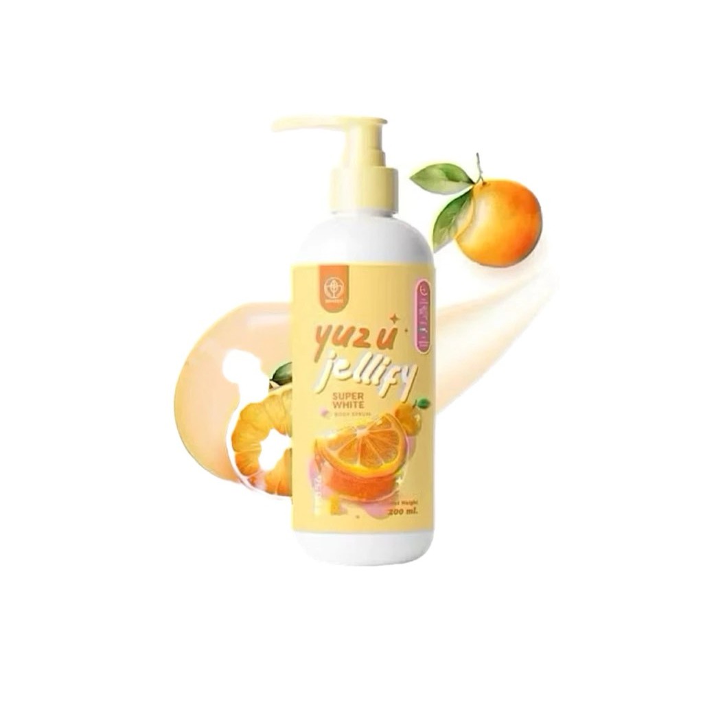 เจลลี่เซรั่ม สูตรมาส์กผิวญี่ปุ่น Yuzu Jellify Super White Body Serum ปริมาณ 200 ml.