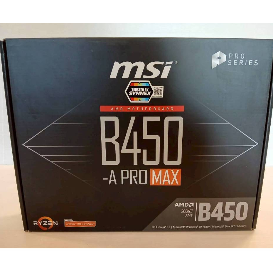 MAINBOARD (เมนบอร์ด) AM4 MSI B450 A PRO MAX