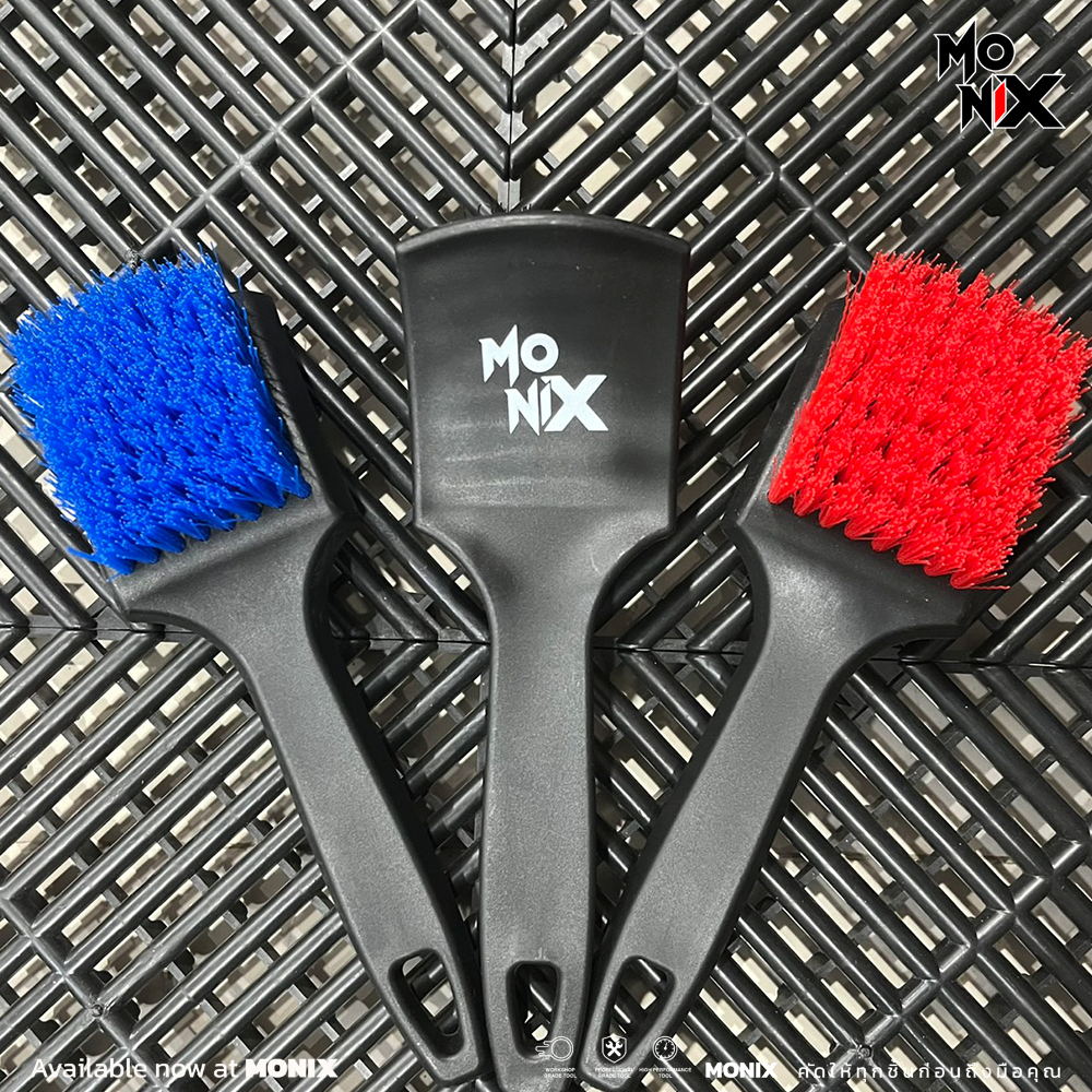MONIX แปรงทำความสะอาด แปรงขัดยาง Tire Brush