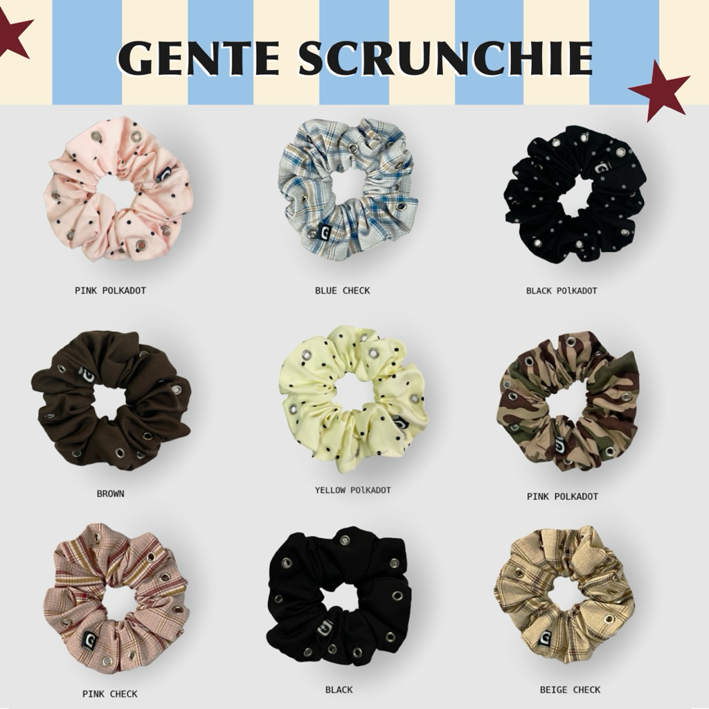 GENTE-Gente Scrunchie