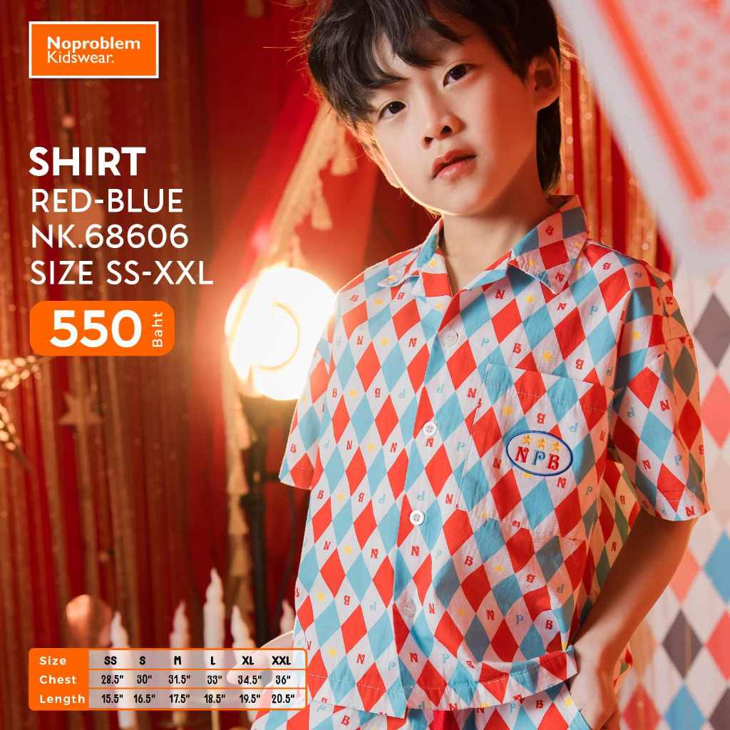 เสื้อเชิ้ตแขนสั้น  Sesame NK.68606 -  SESAME STREET  SHIRT