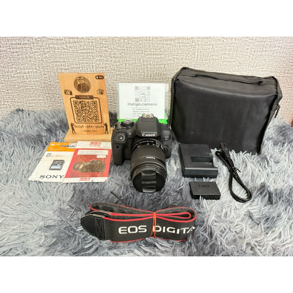 Canon eos 750d มือสองพร้อมส่ง 🔥 มีบริการส่งด่วนในกทม.🔥