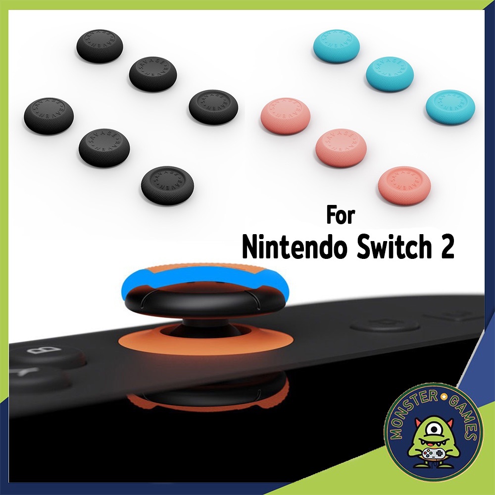 Skull & Co Thumb Grip Set Nintendo Switch 2 (ครอบอนาล็อก Switch2)(จุกจอย switch2) Analog Caps Switch