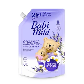 [ทั้งหมด 2 ถุง] เบบี้มายด์ น้ำยาซักผ้าเด็ก 2IN1 กลิ่นลาเวนเดอร์ ขนาด 1400 มล. BABI MILD FABRIC WASH 2IN1 RELAXING LAVEND