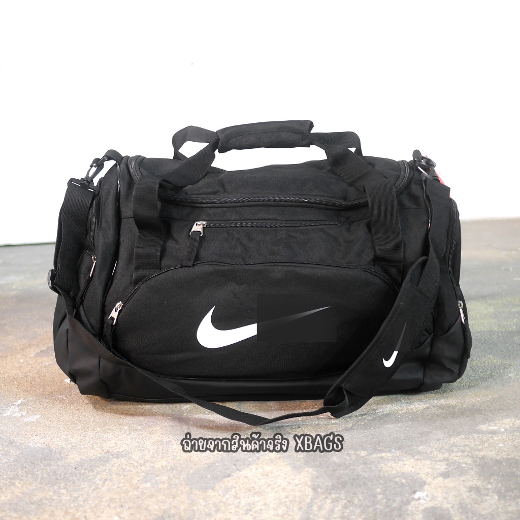 Duffel bag NK ใบใหญ่มาก หิ้วได้ สะพายยาวได้ กระเป๋าเดินทางฟิตเนส+ใส่รองเท้า จุของได้เยอะ
