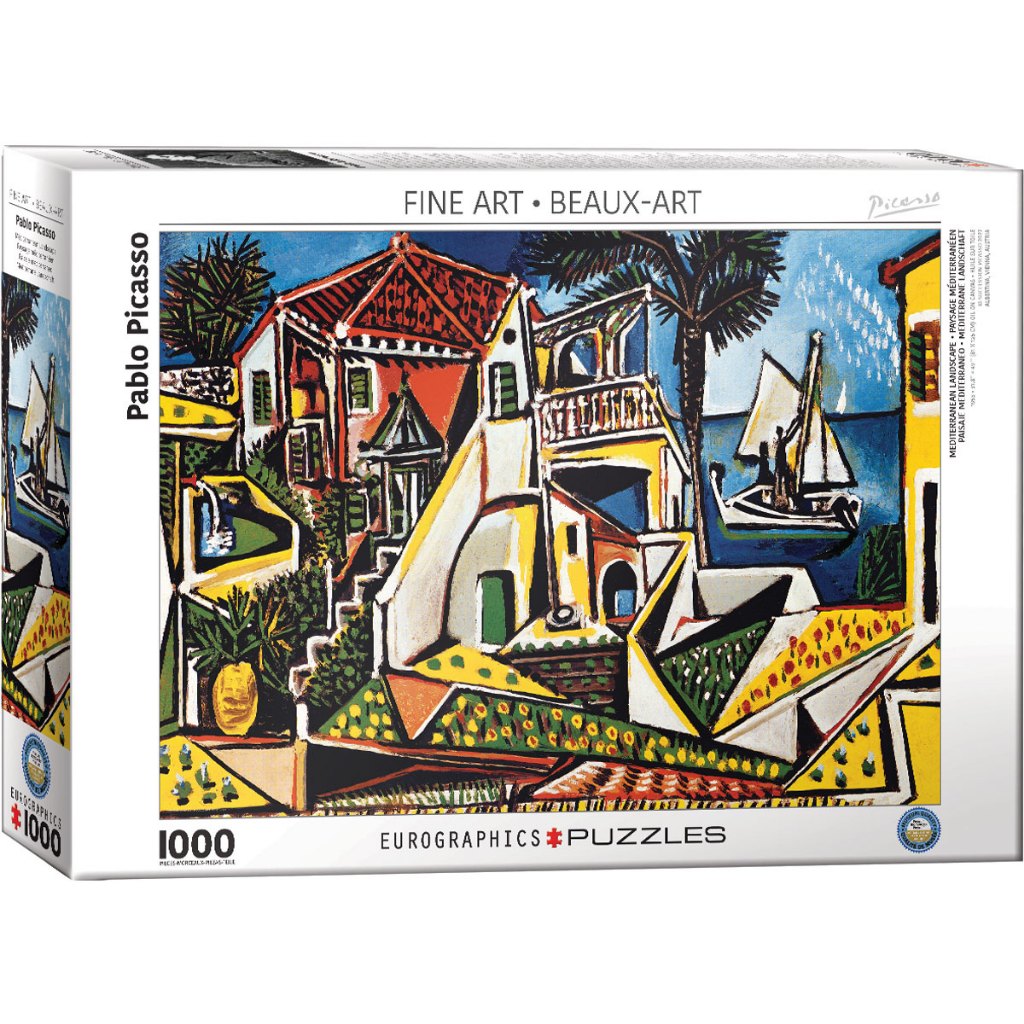 EUROGRAPHICS: MEDITERRANEAN LANDSCAPE by Pablo Picasso (1000 Pieces) [Jigsaw Puzzle]