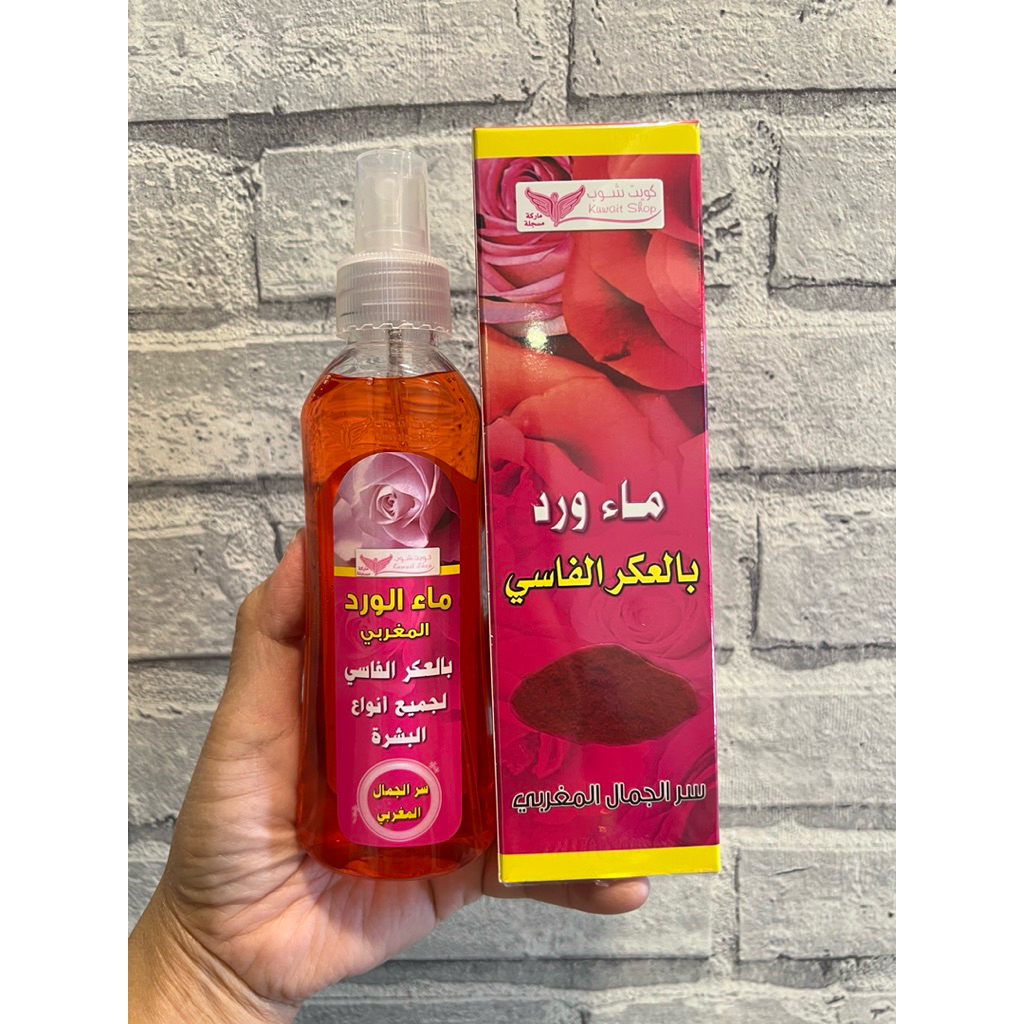 Rose water น้ำกุหลาบผสมอัคเคอร์ฟาสซี่ น้ำกุหลาบผสมนิลา