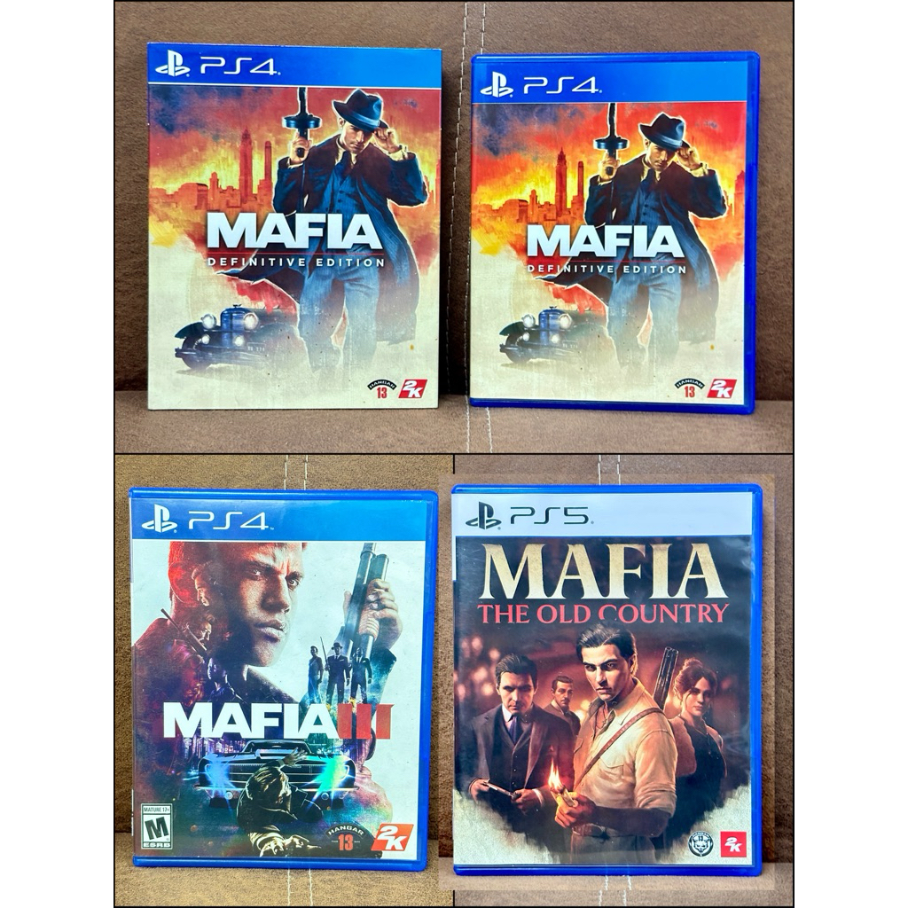 [Ps4/Ps5] Mafia The Old Country / Mafia 3 / Mafia Definitive Edition [มือ2]