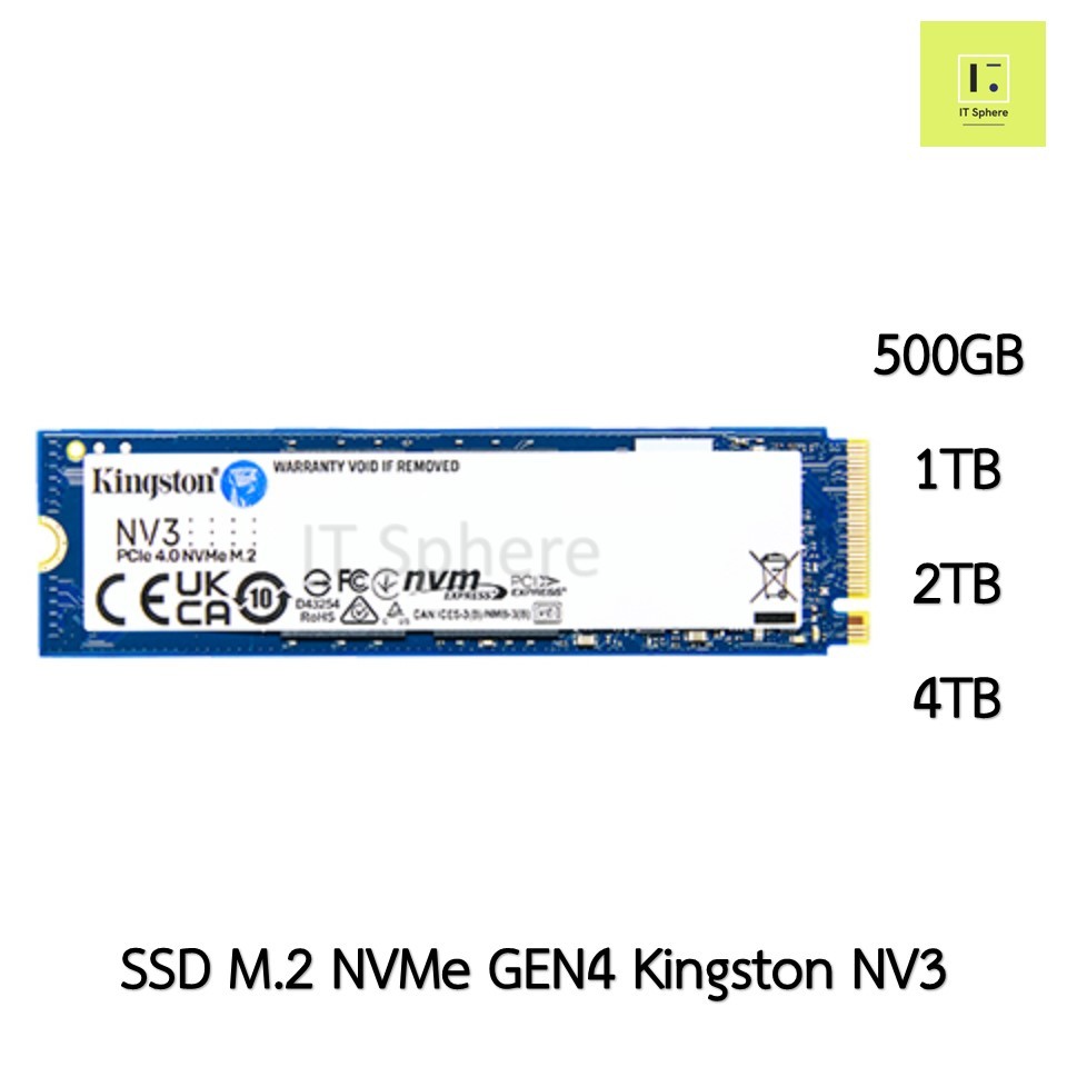 SSD M.2 KINGSTON NV3 500GB 1TB 2TB 4TB GEN4 NVMe Kingto 4x4 SSD KINGSTON gen4x4 500 GB 1 2 4 TB