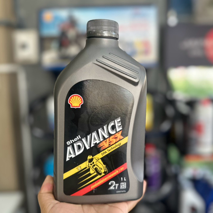 Shell VSX 2T  Shell ADVANCE VSX 2T น้ำมันออโต้ลูป * ( ขนาด 1 ลิตร) *