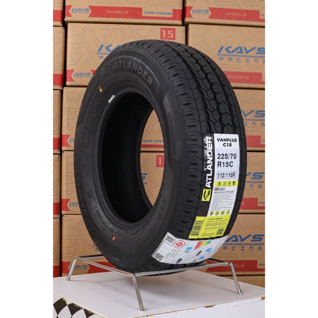 ยางขอบ15 225 70R15C  ATLANDER รุ่น VANPlus C18 ยางไทย
