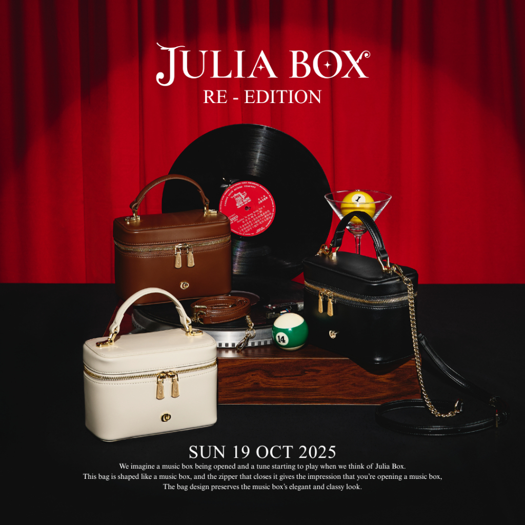 [Re-Edition] JULIA BOX 3 สี [Pre order Black Space/Hey Grey จัดส่งภายใน 7-14 วัน]