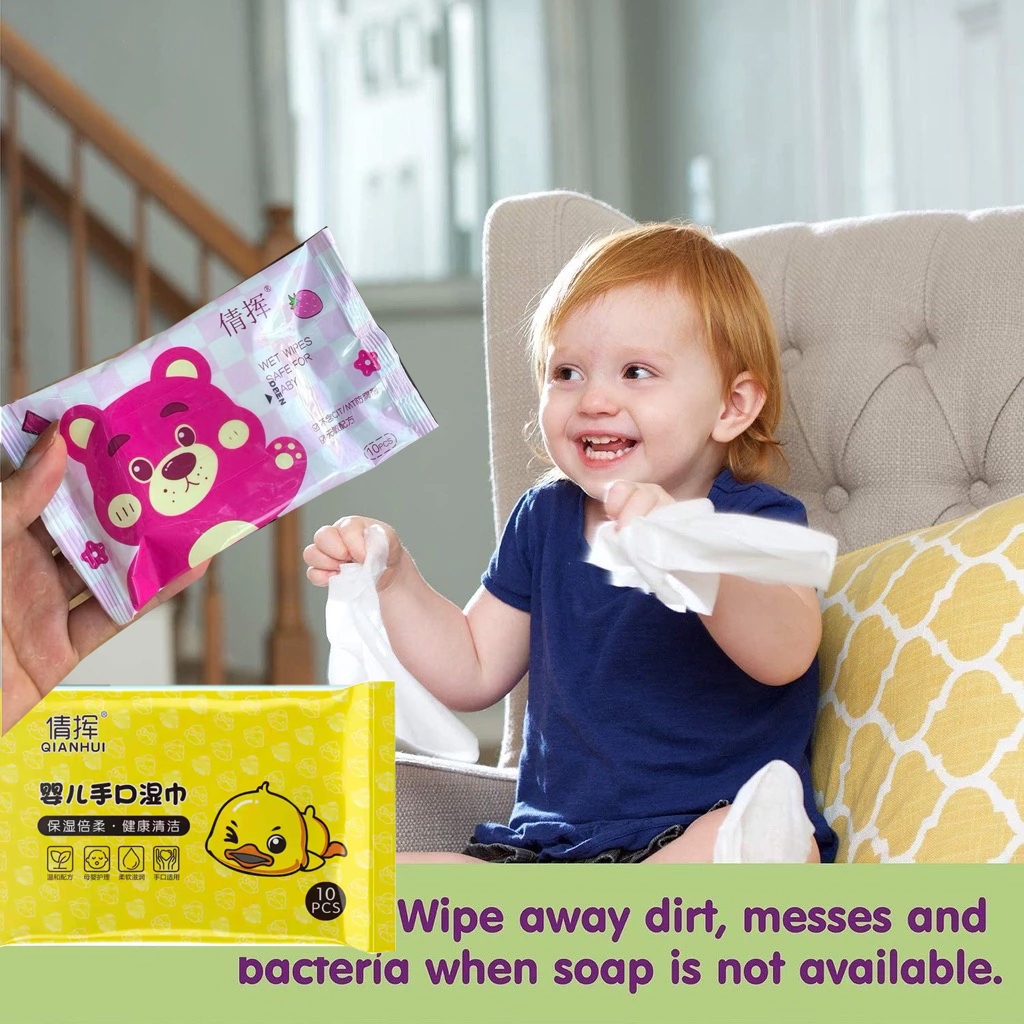 (พร้อมส่ง!) ทิชชู่เปียก Baby wipes ผ้าเปียก กระดาษเปียกห่อเล็ก ทิชชู่เช็คทำความสะอาด ทิชชู่เปียกเด็ก กระดาษทำความสะอาด
