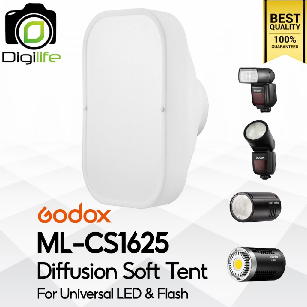 Godox Softbox ML-CS1625 Collapsible Soft Tent Kit สำหรับ แฟลชหัวเหลี่ยม แฟลชหัวกลม,  แฟลช และ LED Go