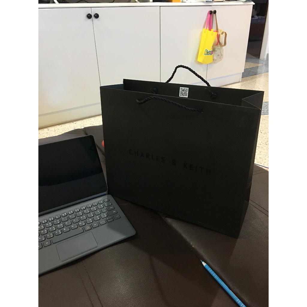 ถุง กระดาษ แบรนด์ Ck ถุงของขวัญcharles & keith เก็บโค้ดส่งฟรี(ถุงกระดาษckดำ) ราคา ถูกที่สุด ดีลบีเคเค แกลเลอรีภาพที่ 6