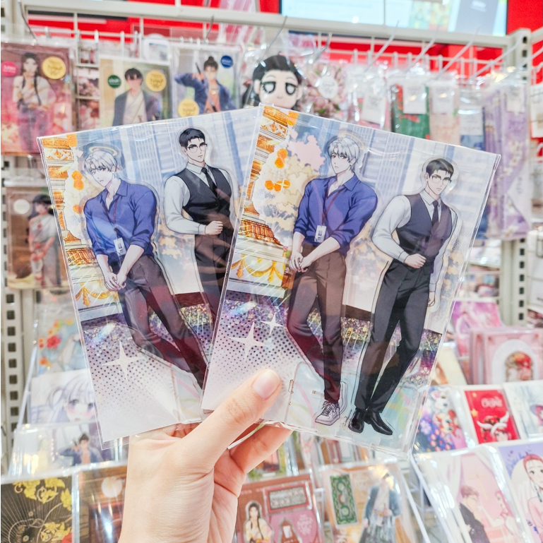 Standee สแตนดี้คู่ลายเทวาและคเชนทร์จาก 'เทวามาช่วยลูกช้างแล้วครับ' [PANGOLIN99]