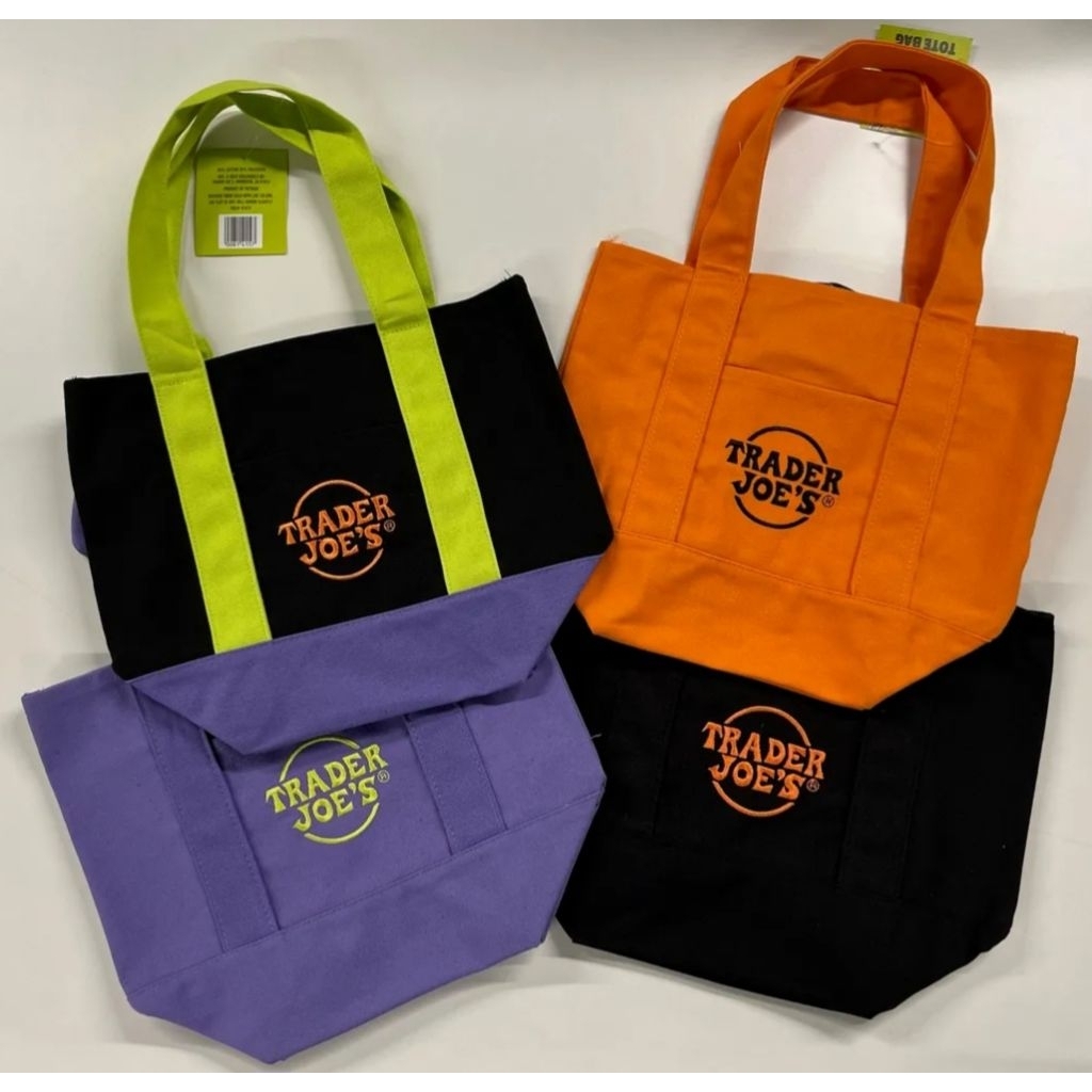 กระเป๋าผ้าเเคนวาส Trader Joe's Mini Canvas Tote Bag