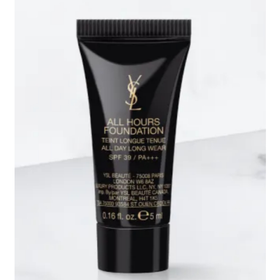 5ml Ysl All Hours Luminous Matte Foundation Tube Color