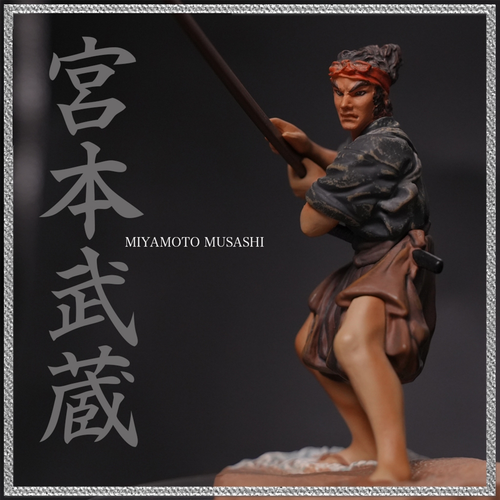 Swordmaster Miyamoto Musashi Japanese Figure Height: Approx. 13cm【Direct from Japan】