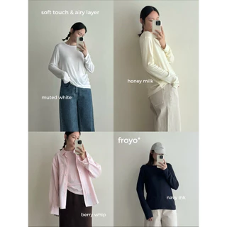FADTHINGS : froyo - soft touch & airy layer 🩷 ผ้าบางเบา*นิ่มที่สุด