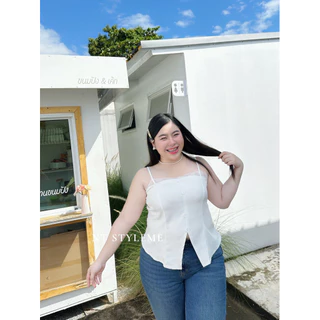 เสื้อสายเดี่ยวแต่งลูกไม้สุดเซ็กซี่สาวอวบอกได้ถึง50นิ้วรหัสB30