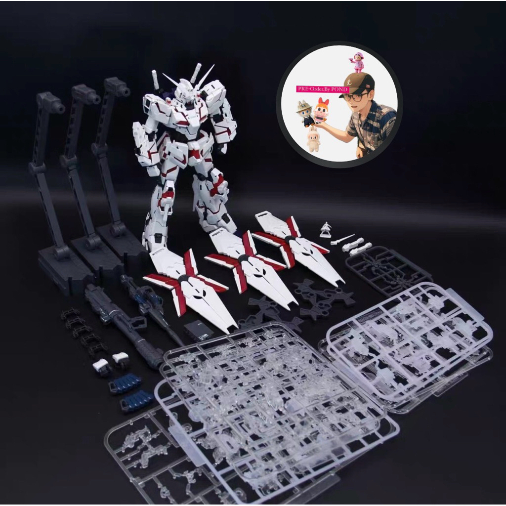 (พร้อมส่งจากไทย!!) 2202 MGEX Unicorn 1/100 ค่าย Shenshou ไม่มีไฟ ไม่มีคอก แต่มีเฟรมสี 🚚สินค้าพร้อมส่