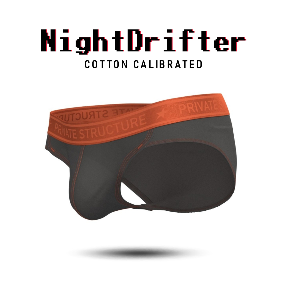 [SALE] Private Structure กางเกงชั้นในชาย รุ่น Night Drifter Brief – Summer Grey [4805]