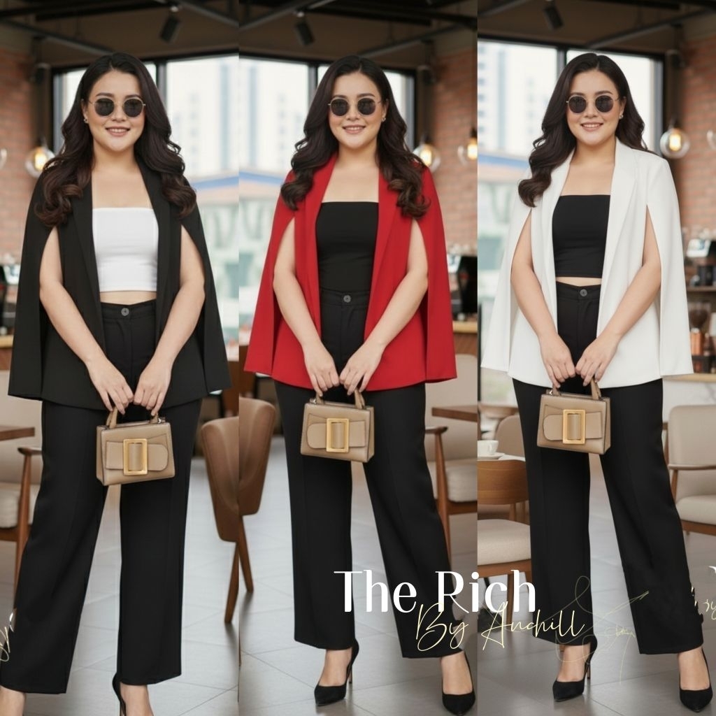 Big​ Size​ Blazer เสื้อสูทสาวอวบ​ สูทไซร์ใหญ่แขนแหวก อก 42-46"