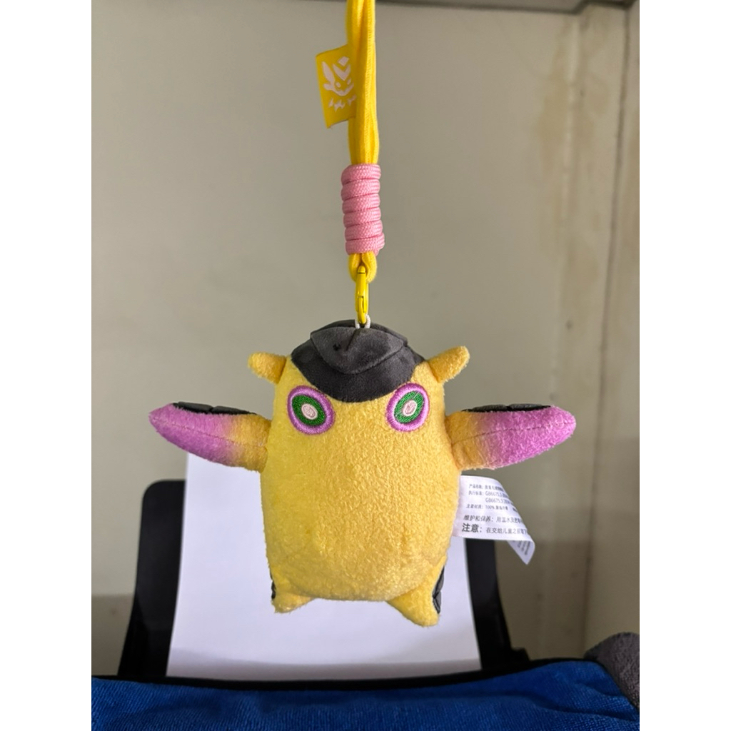 พวงกุญแจตุ๊กตา Gekko - Wingman มือ 2 สภาพดี(คล้ำนิดๆ) เหล็กห้อยอันนึงหลุด ของแท้ 100% ซื้อจากงาน Val