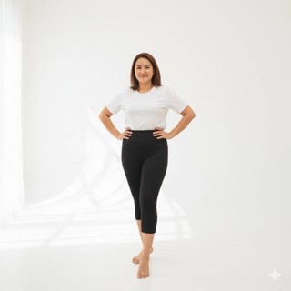 กางเกงเลคกิ้งไซส์ใหญ่ ขา7ส่วน