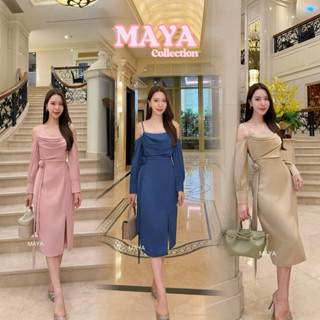 G134 มาแล้ว ชุดเดรสออกงาน ชุดเดรสไปงาน s-2xl เดรสไปปาร์ตี้ เ…