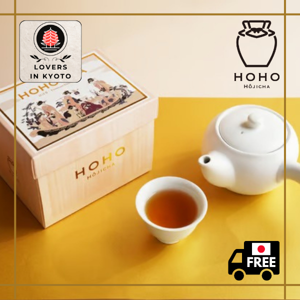 ［ส่งตรงจากเกียวโต］HOHO HOJICHA/HOHOCHA ชาโฮจิฉะผสมพรีเมียม ถุงชา 45 กรัม ดีไซน์สไตล์ญี่ปุ่น