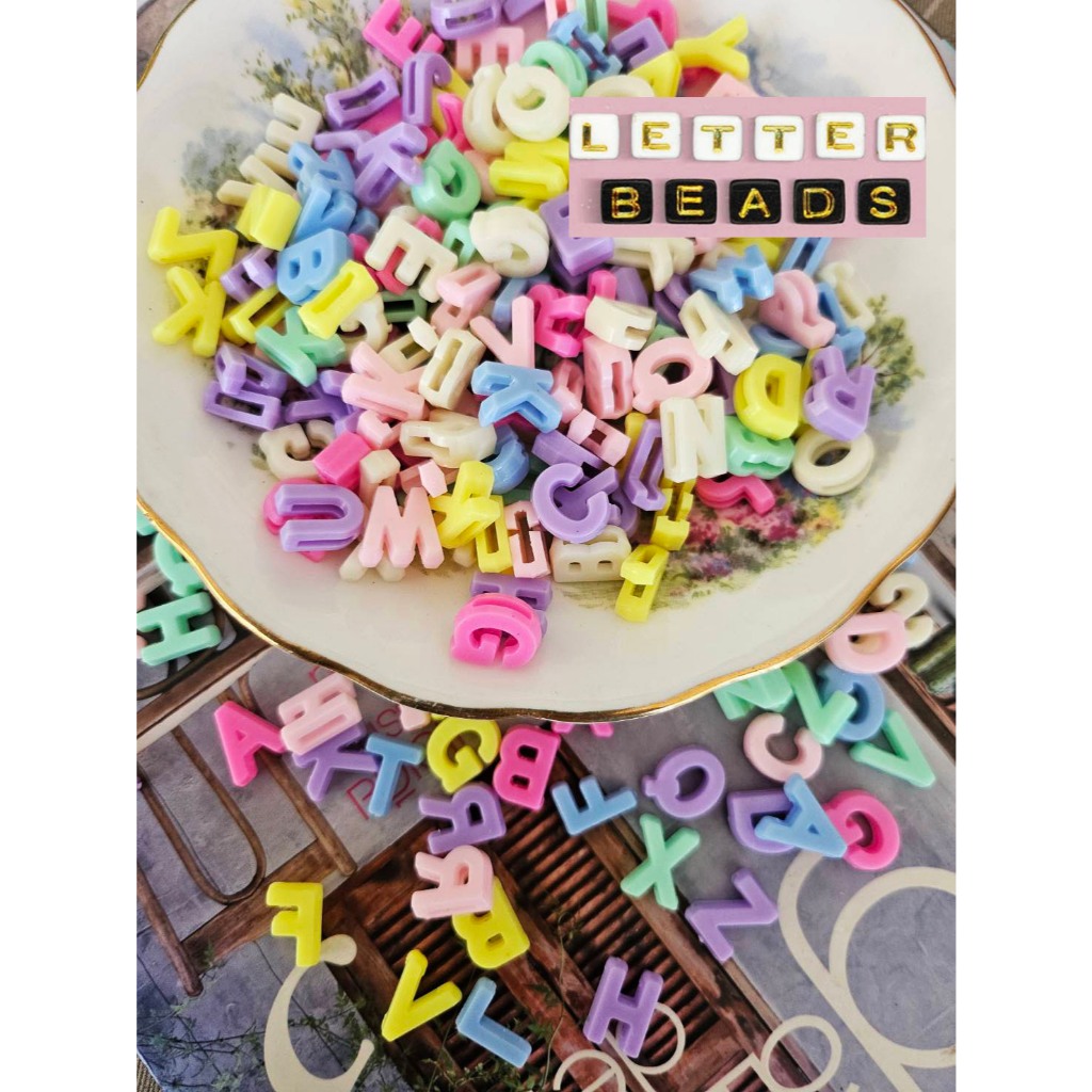 ABC ลูกปัด ตัวห้อย ABC ขนาด 10 มิล น้ำหนัก 30 กรัม สินค้าพร้อมส่งจากไทย